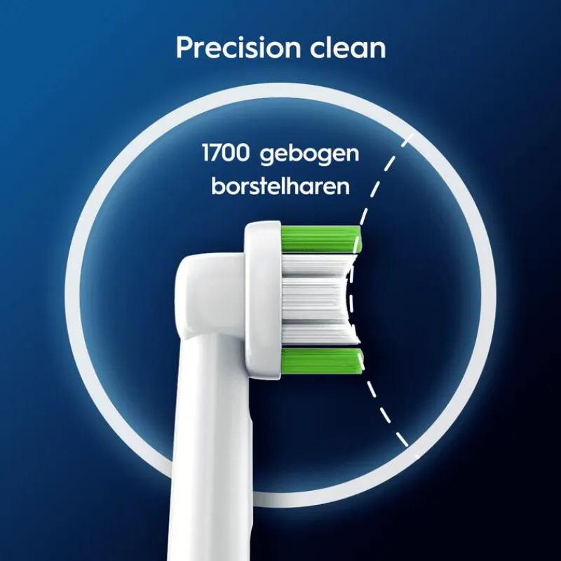 Oral-B Precision Clean Opzetborstels Wit - 4 Stuks