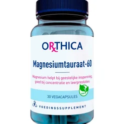 Orthica magnesium tauraat 30 vegan caps