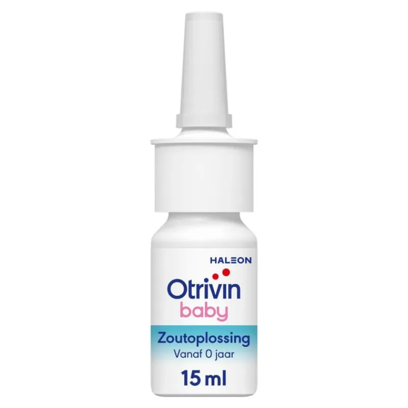 Otrivin Baby Zoutoplossing Neusspray bij een Verstopte Neus 15 ML
