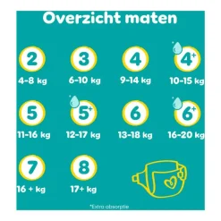 Pampers Baby Dry XXL Pack Luiers Maat 4+ 10-15 KG 114 Stuks