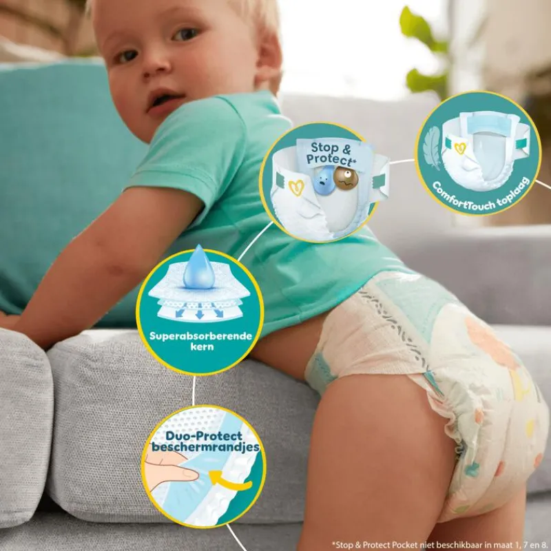 Pampers Baby Dry XXL Pack Luiers Maat 6 13-18 KG 92 Stuks