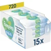 Pampers Harmonie Aqua Billendoekjes 15x48 Stuks