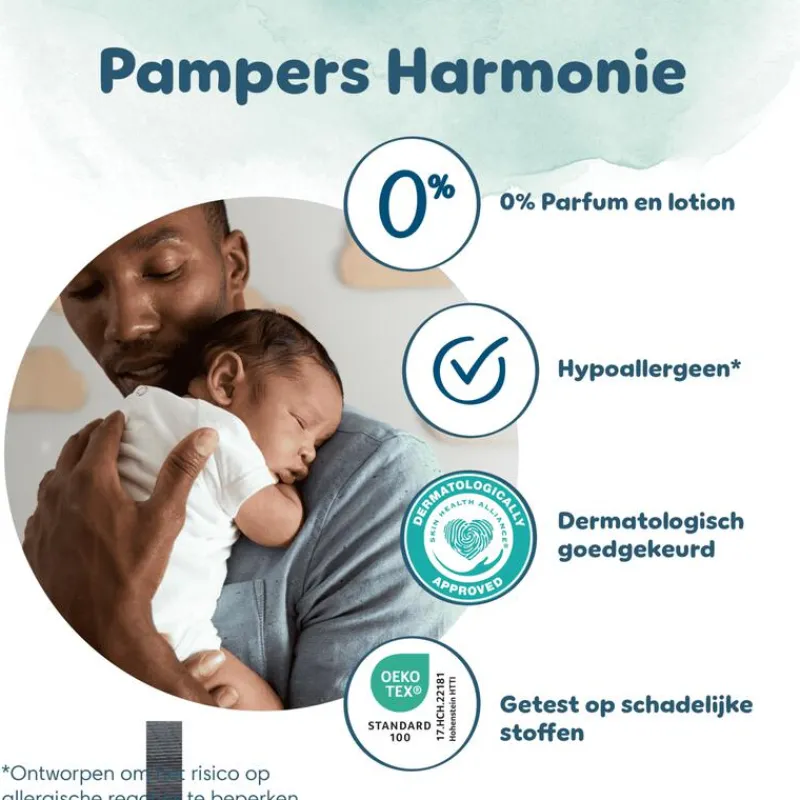 Pampers Harmonie Luiers Maat 2 4-8 KG 30 Stuks