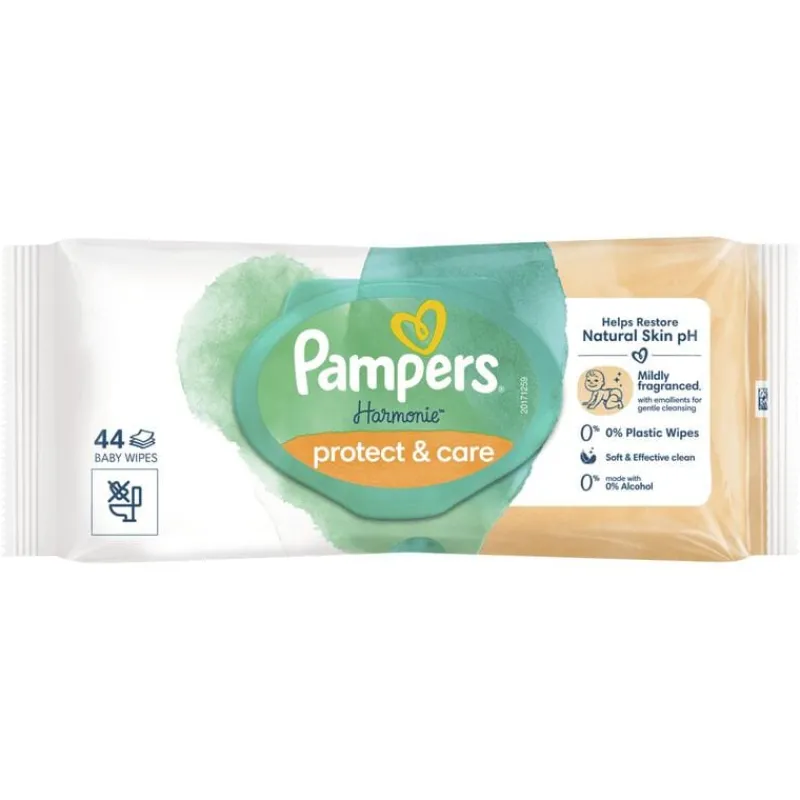 Pampers Harmonie Protect & Care Calendula Billendoekjes 44 Stuks
