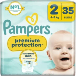 Pampers Premium Protection Luiers Maat 2 4-8 KG 35 Stuks