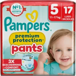Pampers Premium Protection Pants Luierbroekjes Maat 5 11-17 KG 17 Stuks