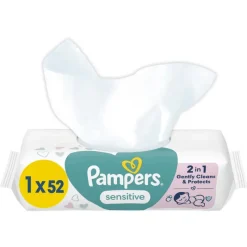 Pampers Sensitive Billendoekjes 52 Stuks