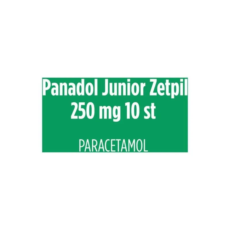 Panadol Junior Zetpillen 250 mg Paracetamol voor kinderen van 1 tot 6 jaar 10 stuks