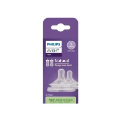 Philips Avent Flesspeen Natural SCY965/02 6,0 T5 2 stuks