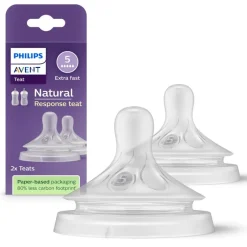 Philips Avent Flesspeen Natural SCY965/02 6,0 T5 2 stuks