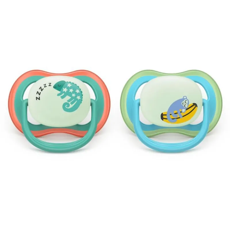 Philips Avent Fopspeen Ultra Air Night 6-18M Double Pack - SCF376/28
