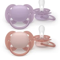 Philips Avent Fopspeen Ultra Soft 6-18M Double Pack, mixed - SCF091/44