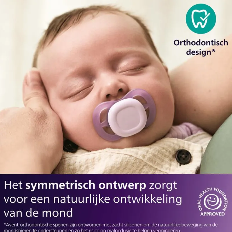 Philips Avent Fopspeen Ultra Start 0-2 M Double Pack Day 2 pack - mixed - SCF075/15
