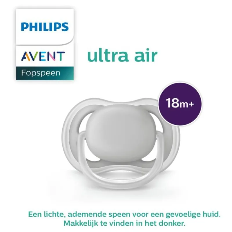 Philips Avent Fopspeen Ultra Air Day 18M+ Double Pack - SCF349/50