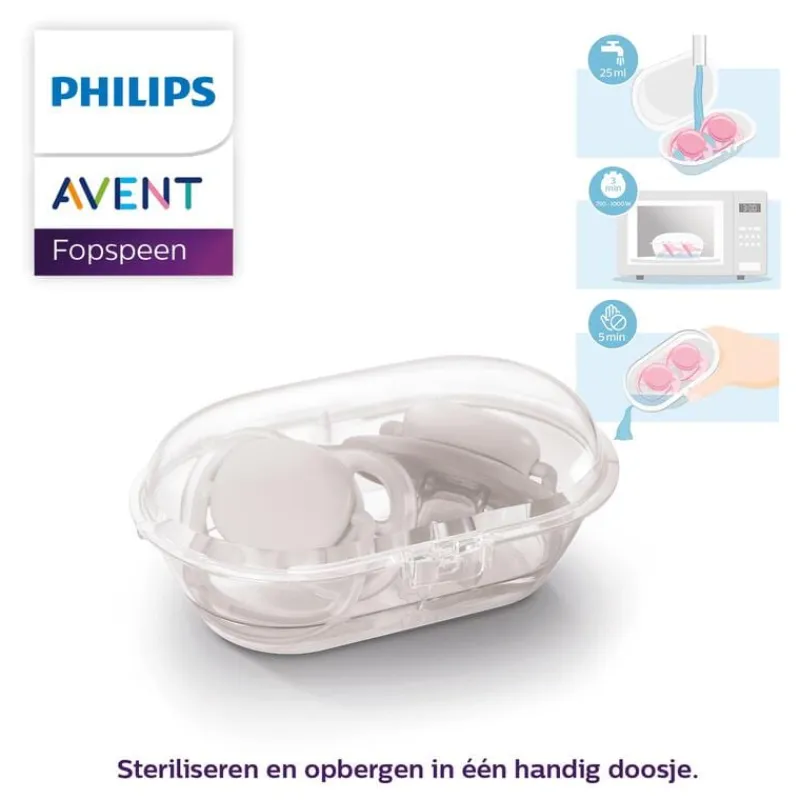 Philips Avent Ultra Air Day and Night – Fopspeenset – 2 stuks – 6-18 mnd - SCF087/18