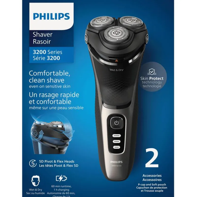 Heren Philips Wet&Dry S3244/12 Elektrsiche Scheerapparaat - 1