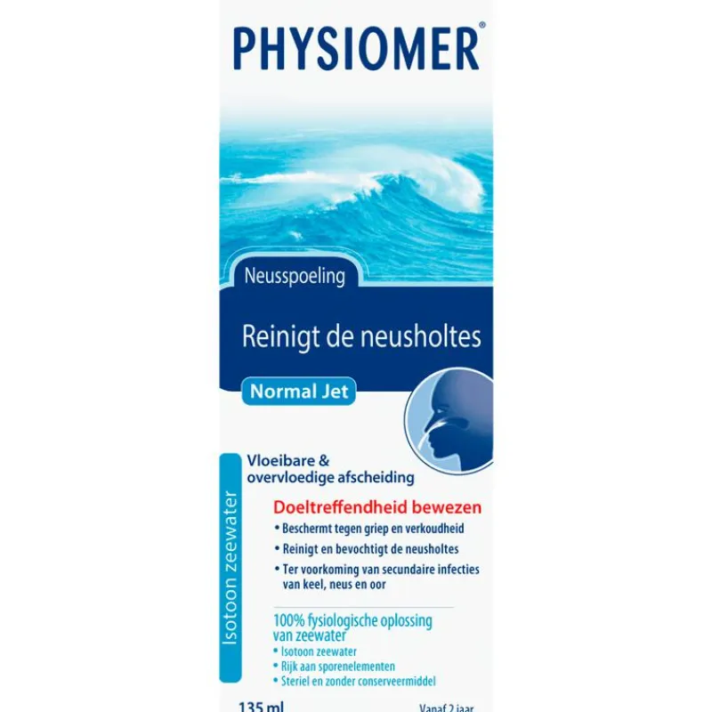 Physiomer Normal Jet Neusspray bij Verkoudheid 135 ML