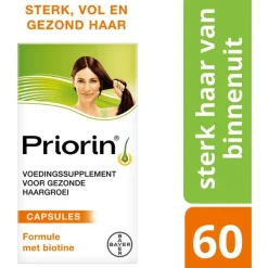 Priorin 60 Capsules Met Biotine Voor Sterk En Vol Haar Van Binnenuit