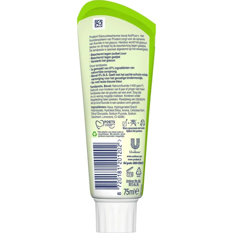 Prodent Kids 6+ jaar Glazuurbeschermer Tandpasta 75 ML