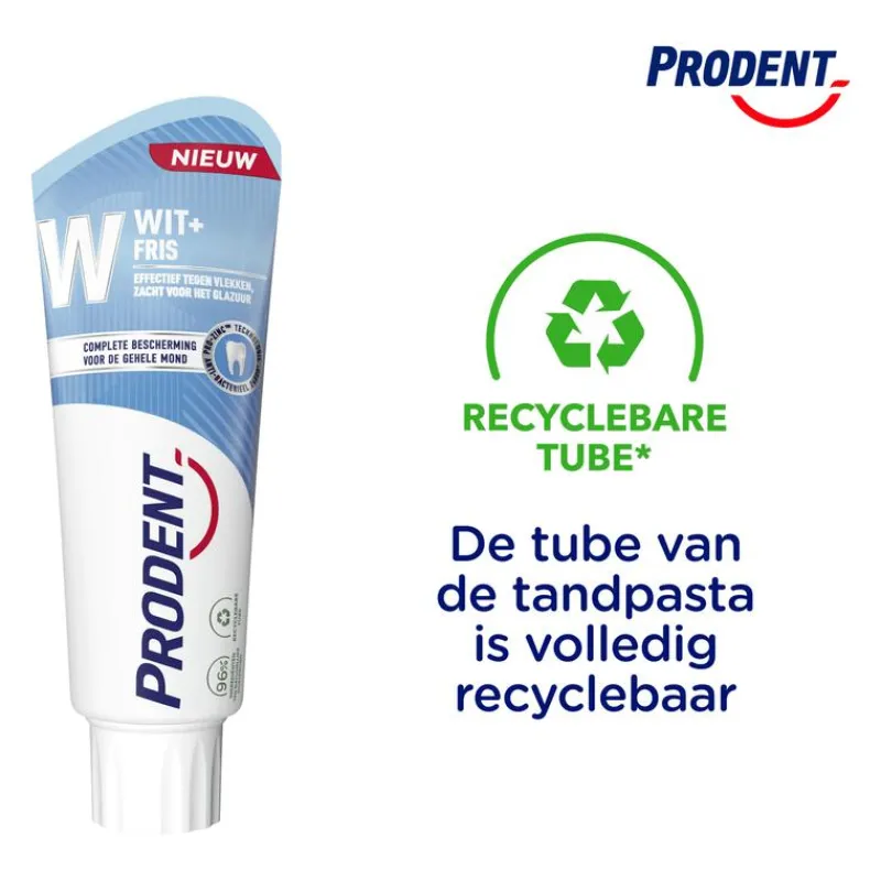 Prodent Wit + Fris Tandpasta 75 ML