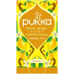 Pukka lemon, ginger&manuka honing