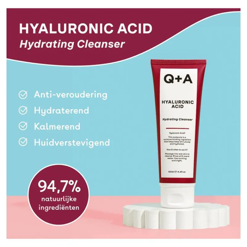 Q+A Hyaluronic Acid Gel Cleanser 125 ML