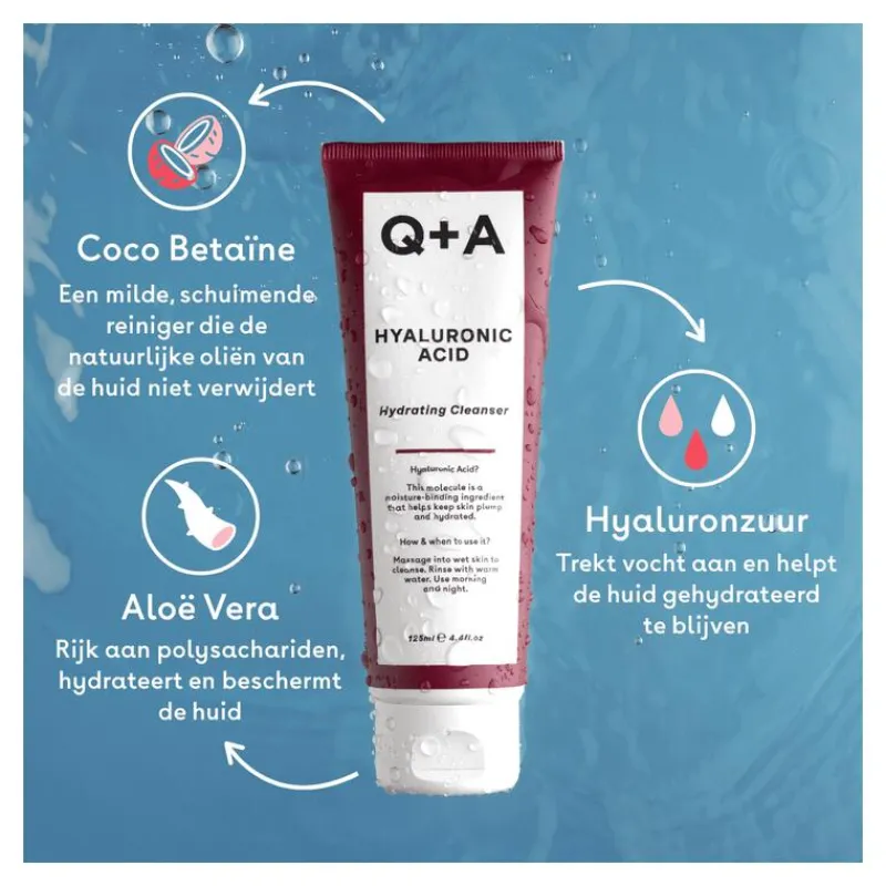 Q+A Hyaluronic Acid Gel Cleanser 125 ML