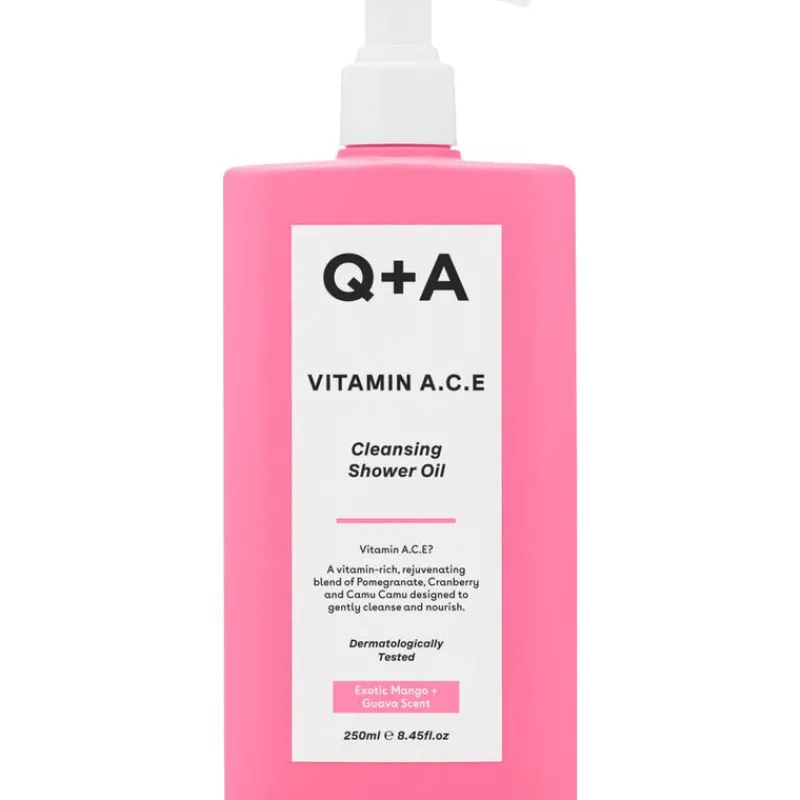 Q+A Vitamin A.C.E Cleansing Shower Oil 250 ML