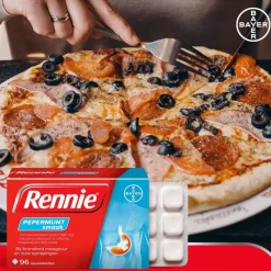 Rennie Pepermunt Kauwtabletten Bij Brandend Maagzuur 96 stuks