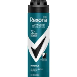 Rexona Men Advanced Protection Invisible B&W Deodorant Spray 150 ML