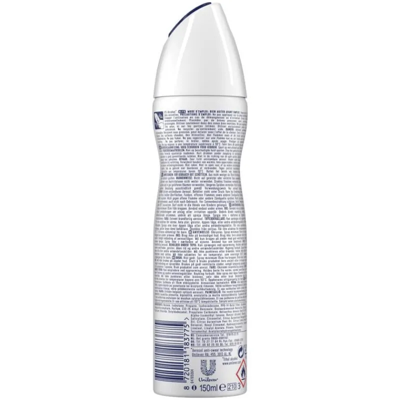 Rexona Woman Advanced Protection Invisible B&W Deodorant Spray 150 ML