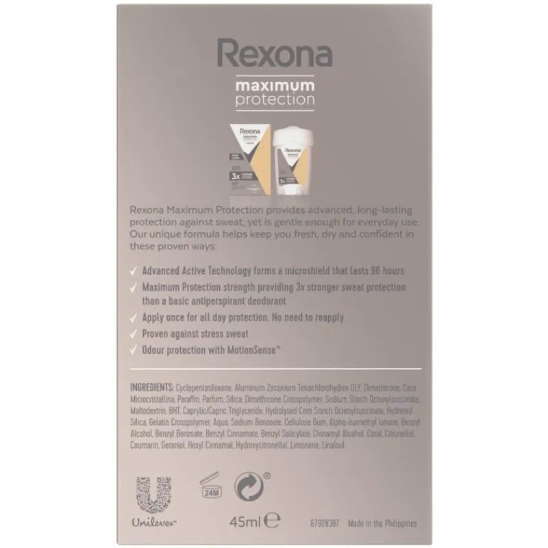 Rexona Woman Maximum Protection Active Shield Deodorant Stick 45 ML