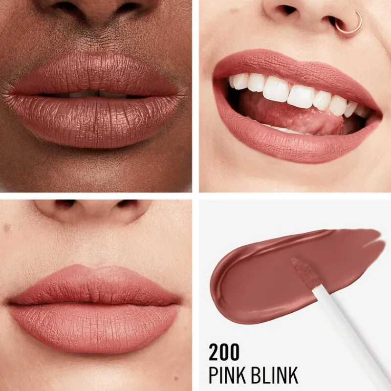 Rimmel London Lasting Mega Matte Liquid Lipstick 200Pink Blink