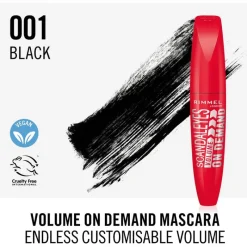 Rimmel London ScandalEyes Volume on Demand Mascara 001 Black