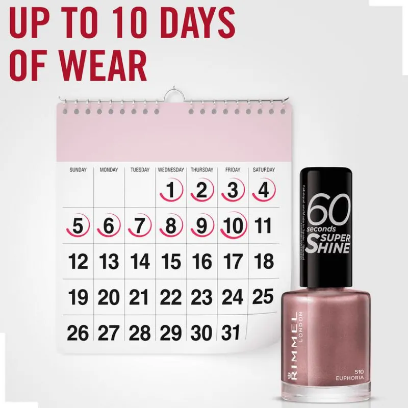 Rimmel London 60 Seconds Super Shine Nagellak 510 Euphoria