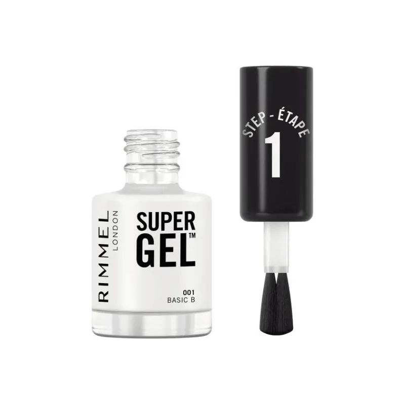 Rimmel London Super Gel Nailpolish 001 Basic B 12 ML