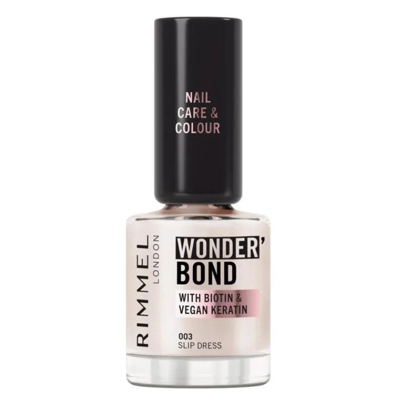 Rimmel London Wonder'Bond Care+Color Nagellak - Roze -