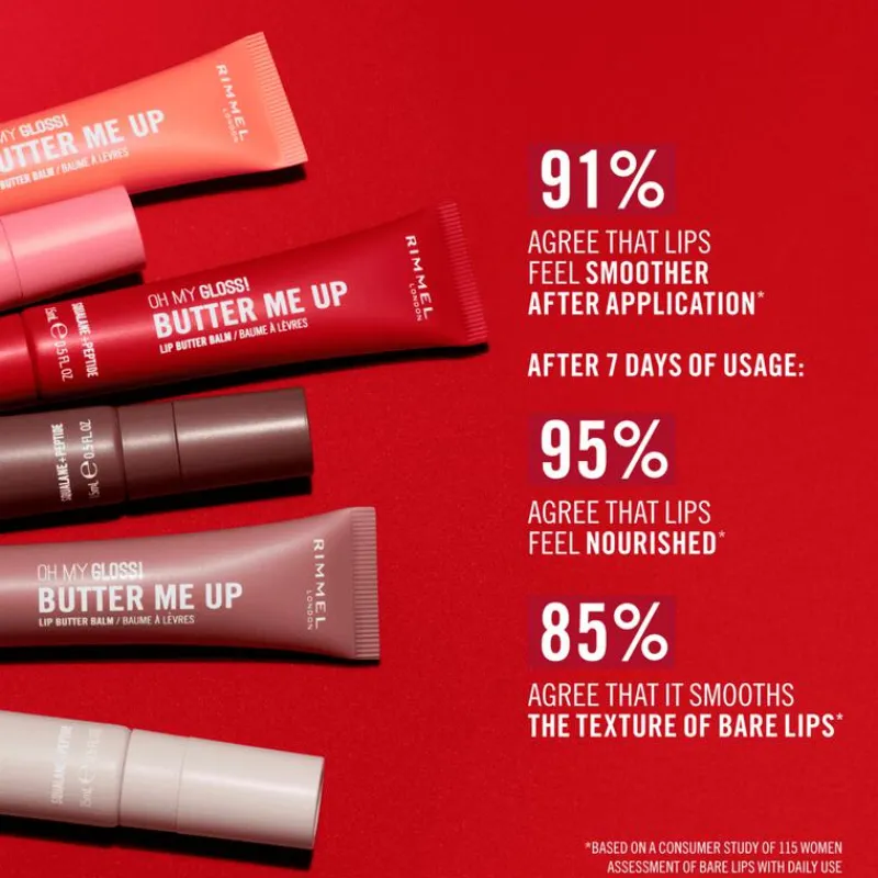Rimmel London Rimmel Oh My Gloss Butter Me Up Lip Butter - Rood -