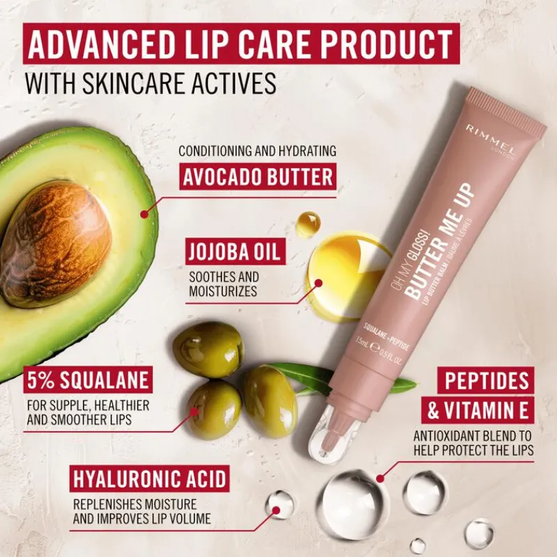 Rimmel London Rimmel Oh My Gloss Butter Me Up Lip Butter - Bruin -