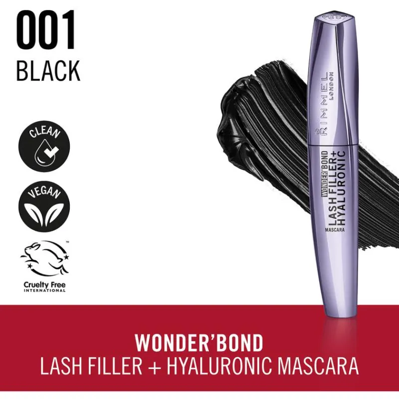 Rimmel London Rimmel Wonder'bond Lash Filler + Hyaluronic Mascara