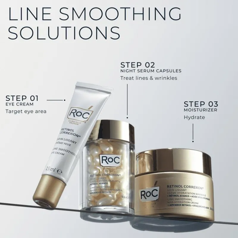 RoC Retinol Correxion Line Smoothing Night Serum 30 capsules