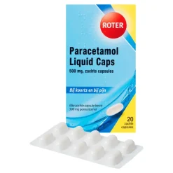 Roter Paracetamol Liquid Caps 500 mg 20 tabl