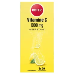 Roter Vitamine C Bruis 1000 mg Citroen 40 bruistabletten