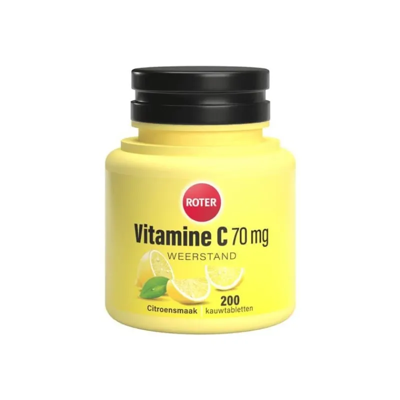 Roter Vitamine C 70 mg citroen 200 kauwtabletten