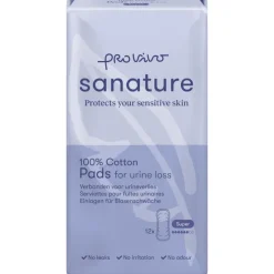 Sanature Pro Vivo 100% Katoenen Incontinentieverband Super 12 stuks