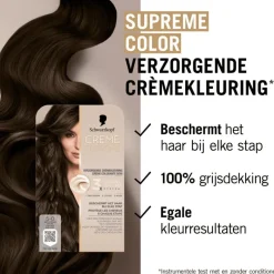Schwarzkopf Creme Supreme Haarkleuring 5-0 Natuurlijk Bruin