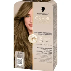 Schwarzkopf Creme Supreme Haarkleuring 7-0 Natuurlijk Donkerblond