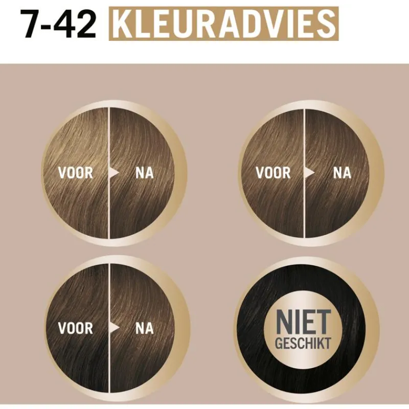 Schwarzkopf Creme Supreme Haarkleuring 7-42 Nude Beige Donkerblond