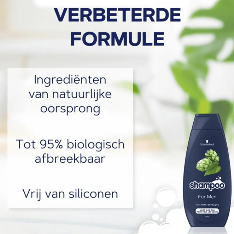 Schwarzkopf for Men Shampoo 400 ML