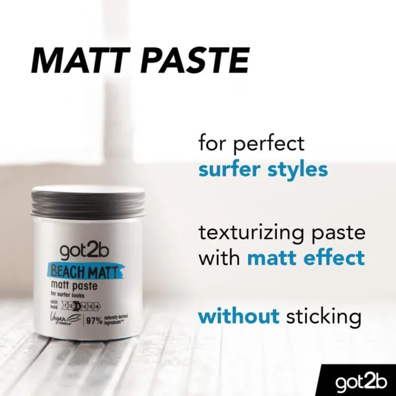 Schwarzkopf Got2b Beach Matt Paste 100 ML